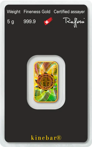 5g Lingot Argor-Heraeus Kinebar| Or 99,9%
