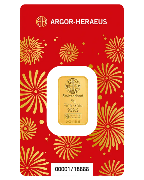 5g Lingot Argor-Heraeus | Year Of The Horse | 2026| Or 99,9%