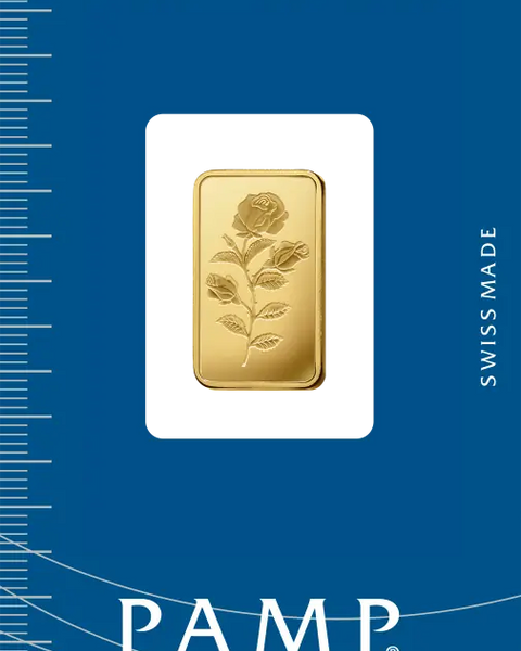 5g Lingot PAMP Rose| Or 99,9%