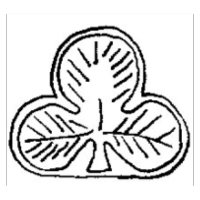 Poinçon trèfle or 9 carats
