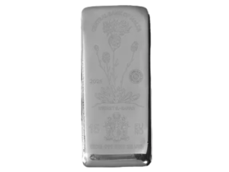 250gr lingot (Valeur faciale 15 euros, exonéré de TVA)