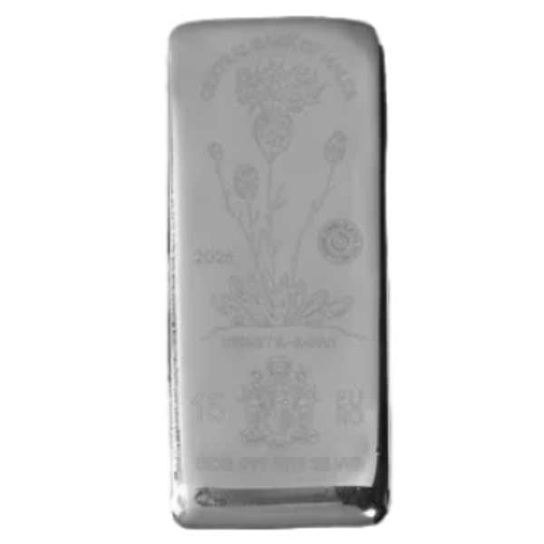 250gr lingot (Valeur faciale 15 euros, exonéré de TVA)