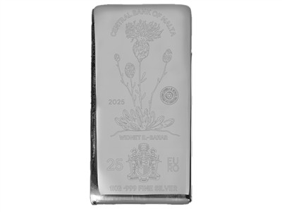 1000gr lingot (Valeur faciale 25 euros, exonéré de TVA)