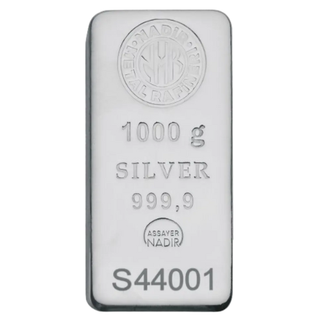 Lingot d'Argent 1000gr | 99,9% |