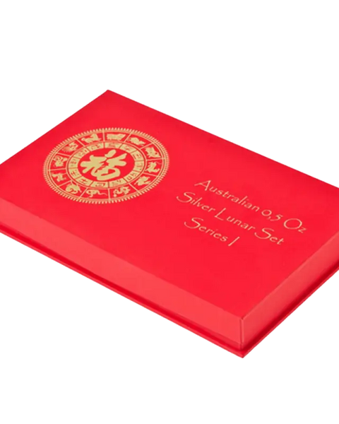 Boîte pour Lunar Series I Argent 9 x 0.5 oz