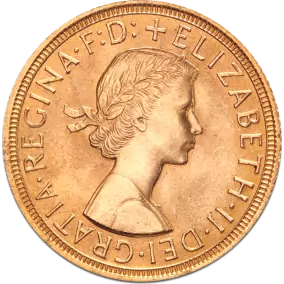 Souverain Elisabeth II | Or 99,6% | 1957-2021